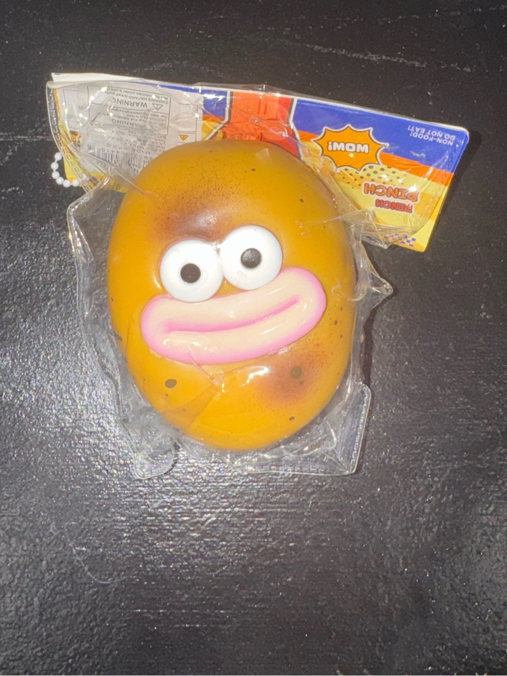 Kids Squeeze Toy - Yellow Funny Face